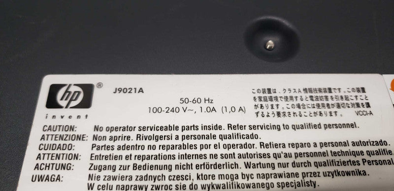 HP ProCurve Switch 2810-24G J9021A / factory reset #