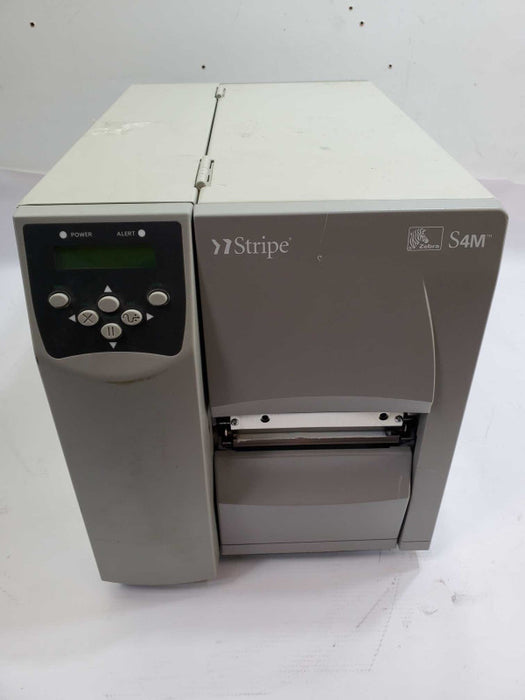 ZEBRA S4M Stripe S4M00-3001-0200T Thermal Transfer Label Printer )