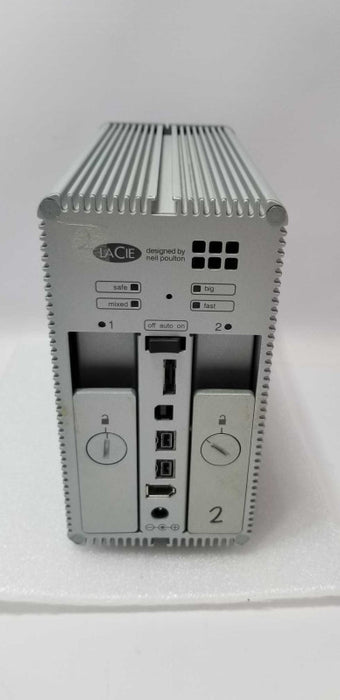 LaCie 2big Quadra 6TB Professional Dual-Disk RAID Silver =