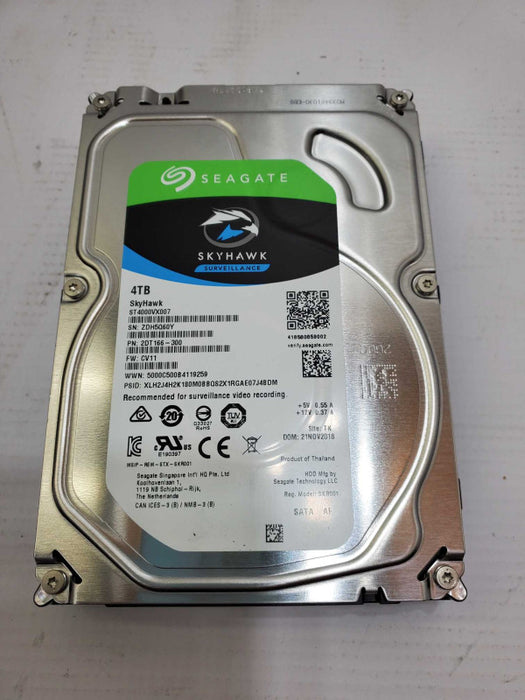 Seagate SkyHawk Surveillance 4TB 6G 64MB SATA 5900RPM HDD ST4000VX007 )