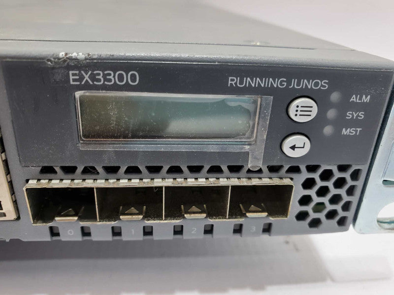 Juniper EX3300-24T EX3300 24-port 4 SFP+ Ports Managed Switch )