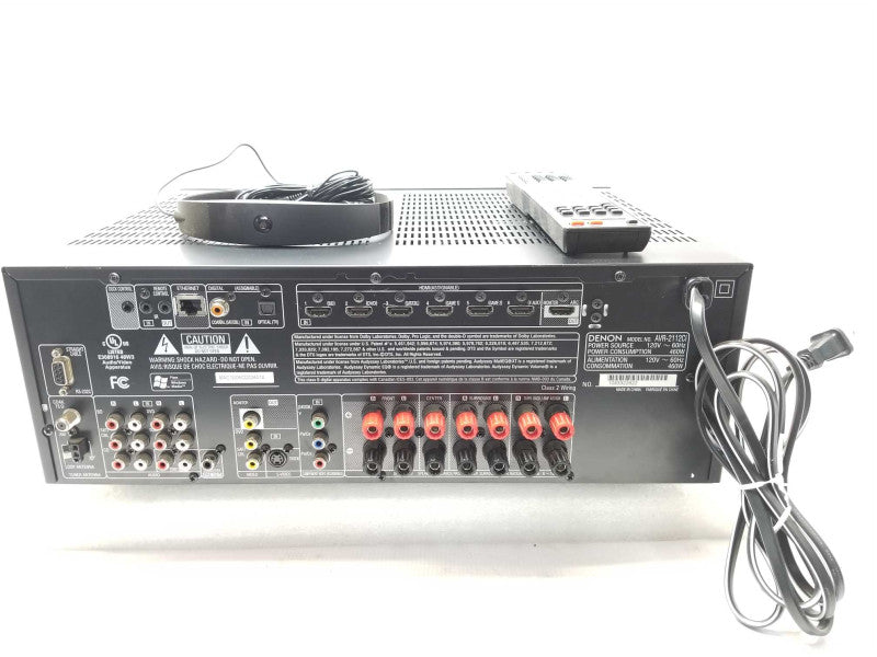 Denon AVR-2112CI HDMI USB Home Theater Receiver w/ Remote control _