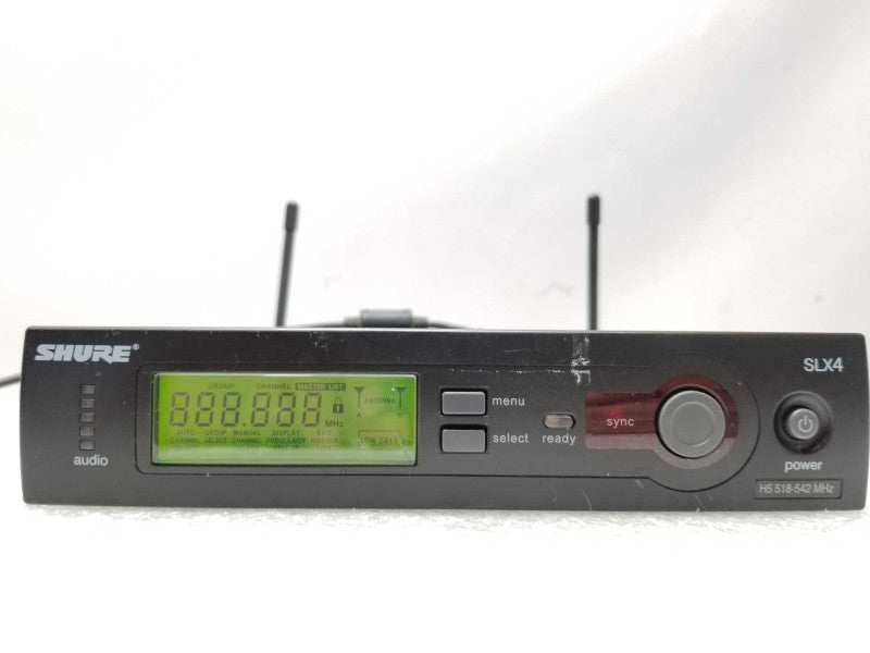 Shure Wireless receiver SLX4 518-542MHz, Untested, AS-IS _