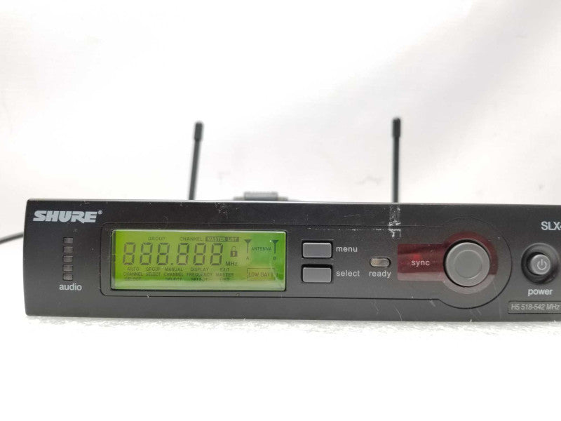 Shure Wireless receiver SLX4 518-542MHz, Untested, AS-IS _