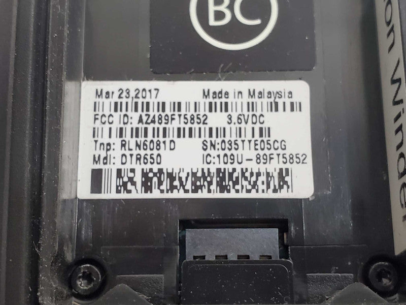 Motorola DTR 650 2-Way Radio FCC# AZ489FT5852 Model# DTR650 |