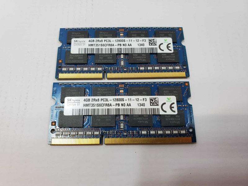SK Hynix 8GB (2x 4GB) 2RX8 DDR3L 1600Mhz PC3L-12800S 1.35V Laptop Memory RAM (