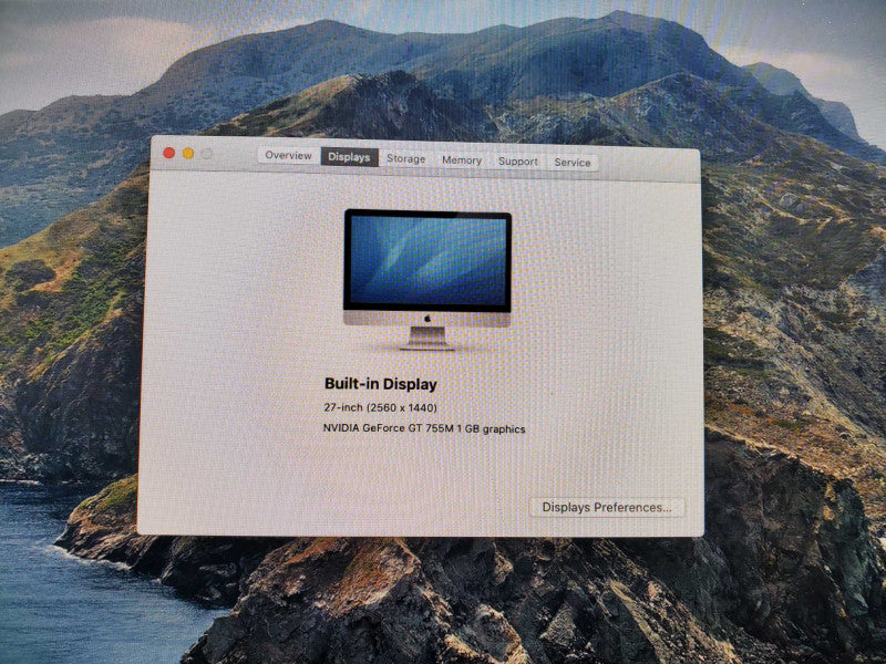 Apple iMac A1419 27\\" Intel Core i5-4570 @ 3.2GHz 16GB 500G HDD GT 755M )