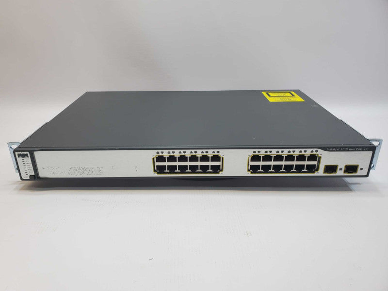 Cisco WS-C3750-24PS-S 3750 Poe 24 Ethernet Ports Catalyst Switch (