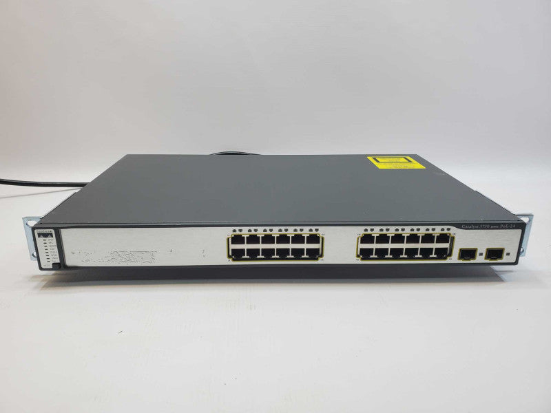 Cisco WS-C3750-24PS-S 3750 Poe 24 Ethernet Ports Catalyst Switch (