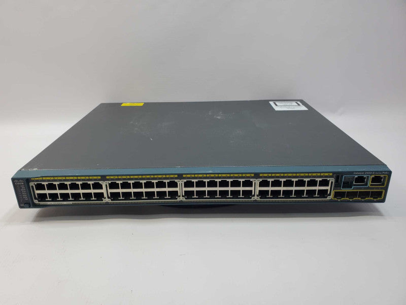 Cisco WS-C2960S-48FPS-L Catalyst 2960-S 48-Port PoE+ Network Switch (