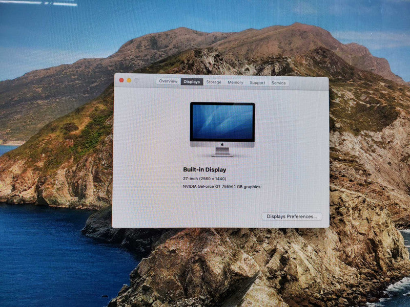 Apple 27\\" iMac A1419 L.2013 Core i5-4570 @ 3.2GHz 16GB 250GB GT 755M )