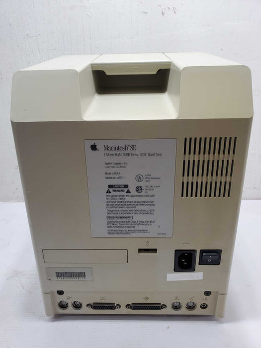 Apple Macintosh SE  M5011 Vintage Computer |