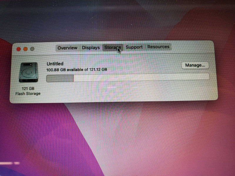Apple MacBook Air 13\\" 2017 Core i5-5350U @ 1.8 GHz 8GB DDR3 120 GB SSD (