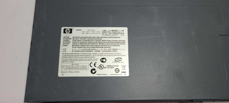 HP ProCurve J9089A 2610-48-PWR 48 Port POE Ethernet Network Switch $
