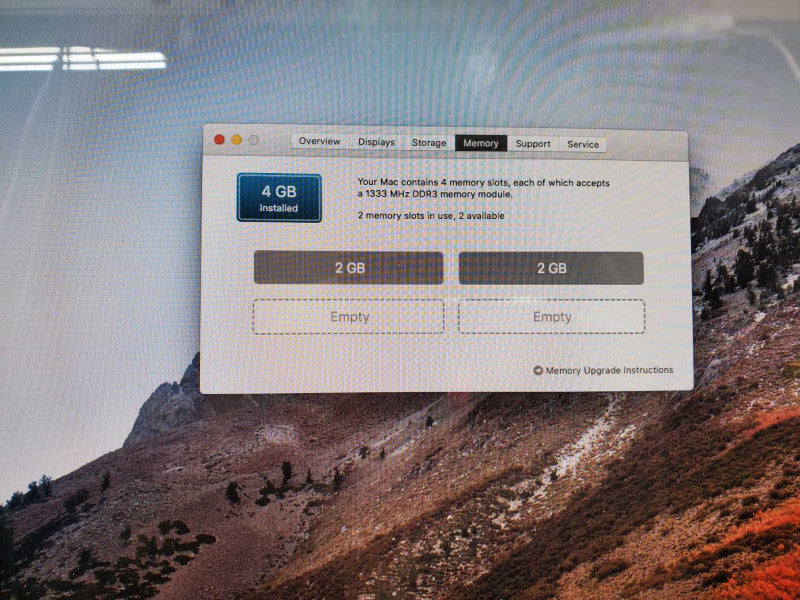 Apple 27\\" iMac A1312 M.2011 Core i5-2500S @ 2.7GHz 4GB 1T HD 6770M )
