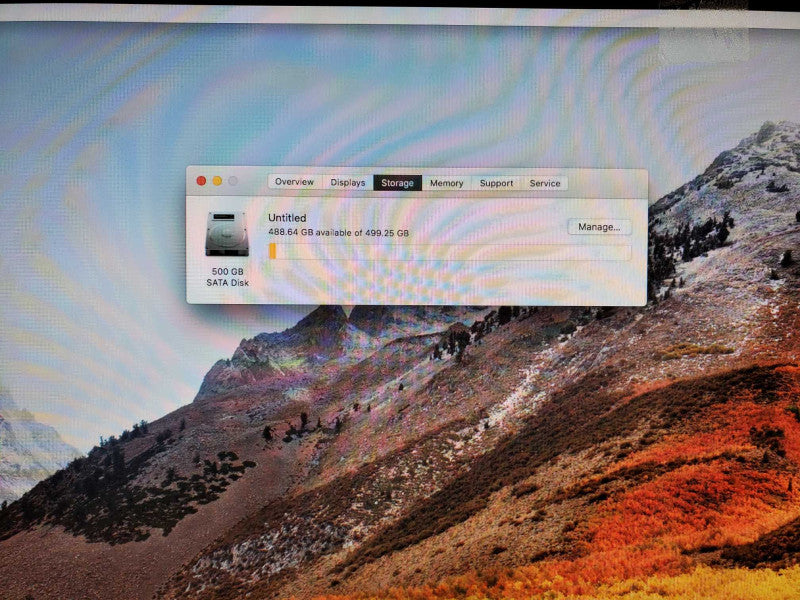 Apple 21.5\\" iMac A1312 M.2011 Core I5-2400S @ 2.5GHz 12GB 500G HD 6750M )