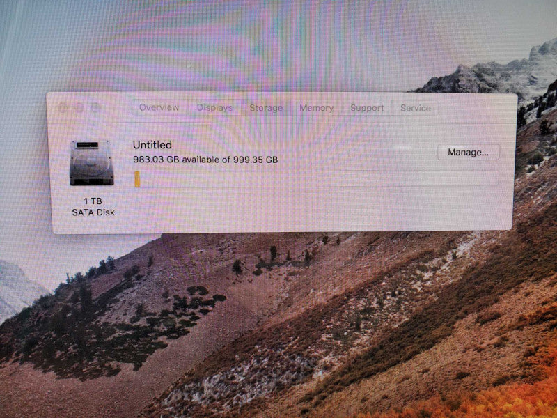 Apple 21.5\\" iMac A1311 M.2010 Core I3-550 @ 3.2GHz 4GB 1TB HD 5670 )