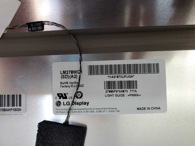 Apple iMac 27\\" Glass LCD Screen For Replacement LM270WQ1 SD )