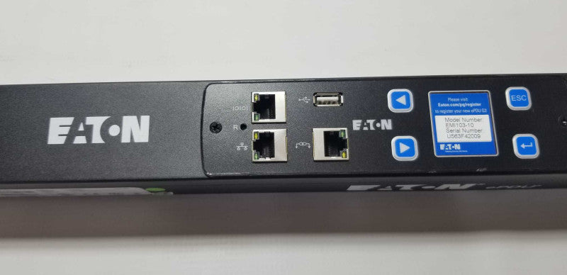 Eaton ePDU  EMI103-10 Eaton Metered Input rack PDU=