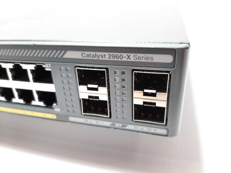Cisco Catalyst 2960X Series WS-C2960X-48FPS-L 48-Port Gigabit PoE Switch +