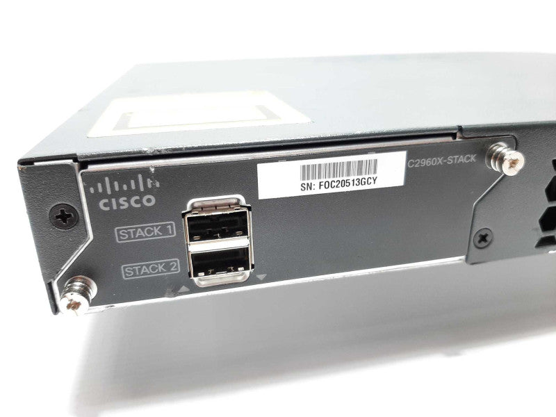 Cisco Catalyst 2960X Series WS-C2960X-48FPS-L 48-Port Gigabit PoE Switch +