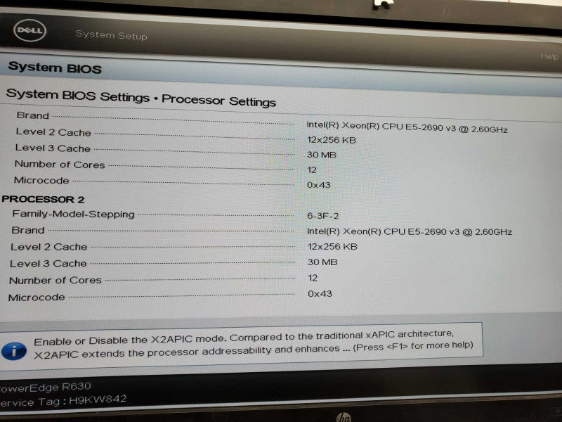 Dell PowerEdge R630, 2x E5-2690 @2.6GHz128GB RAM No Raid 2x PSU 8x 2.5\\" Bays )