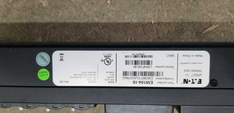 EATON ePDU G3 EMI104-10 Metered Input Rack PDU =
