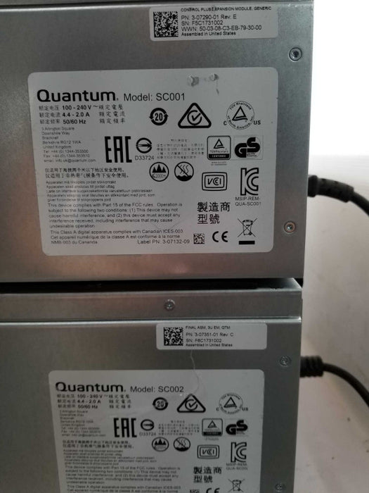 Quantum scalar i3 SC001/SC002 Ctrl Plus Exp Module 3-07290-01 3-07351-01 Read _