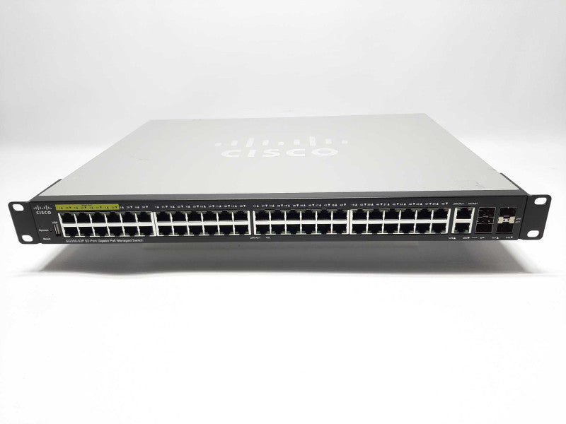 Cisco SG350-52P-K9 52-Port Gigabit Ethernet PoE Managed Switch +