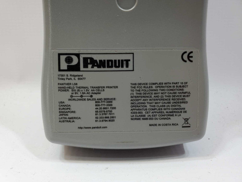 Panduit PanTher LS8 Hand Held Thermal Printer Industrial Label Maker (