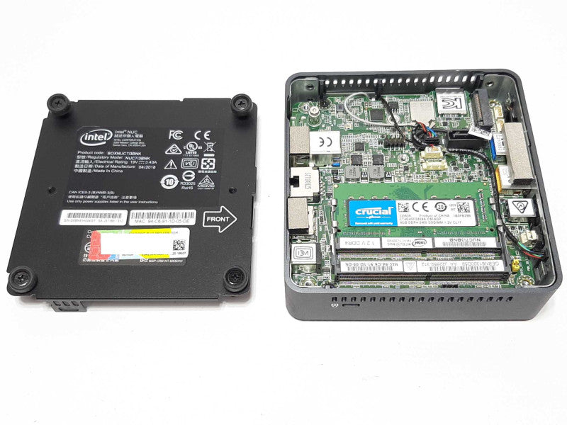 Intel NUC BOXNUC7i3BNK i3-7100U @ 2.40GHz 4GB RAM DDR4 -NO SSD +