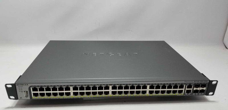 NETGEAR ProSafe M4100-50G-POE+ GSM7248P 48 Port Gigabit L2+ Switch=