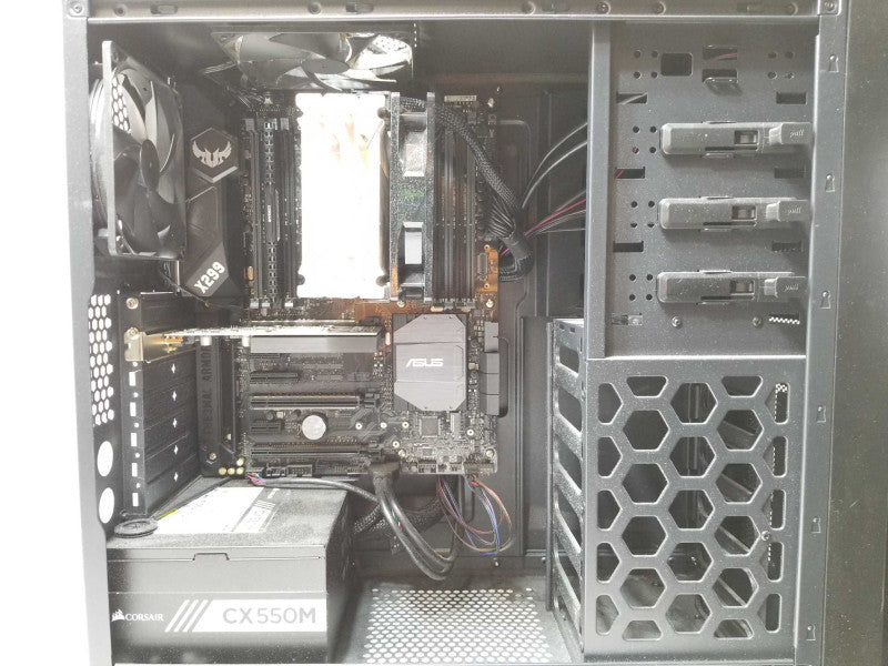 Custom/Asus TUF X299 Mark2 PC, Core I7-7800X 3.5GHz, 16GB DDR4, GT1030 _