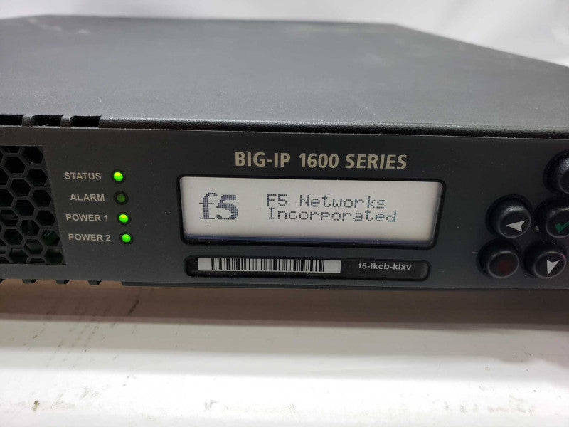 F5 Networks BIG IP 1600 Series Link Controller 2x PSU No HDD [