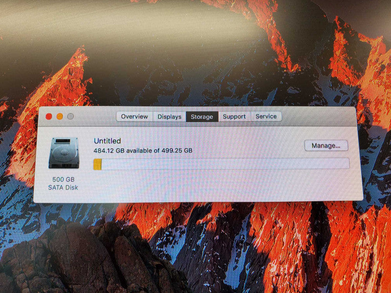 Mac Mini Late 2014 A1347 Core i5-4260U @ 1.4 GHz 4GB Ram 500GB HDD (