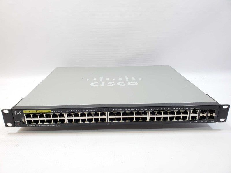 Cisco SG350-52P 52 Port Rack Mountable Gigabit Ethernet Switch (