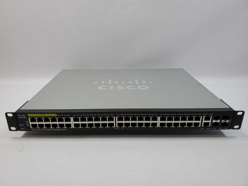 Cisco SG350-52P 52 Port Rack Mountable Gigabit Ethernet Switch (