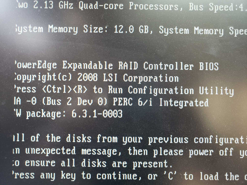 Dell PowerEdge T610 2xXeon E5506@2.13GHz 12GB ECC DDR3 RAID PERC 6/i No HDD [