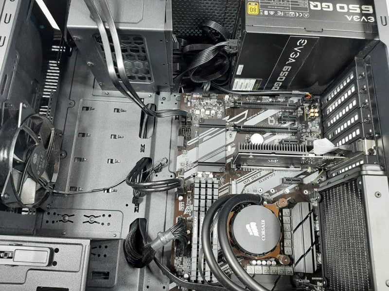 GIGABYTE Z390 UD LGA 1151, i9-9900K 3.6 GHz 8C/64GB DDR4, nVidia GT710, NO HDD ~