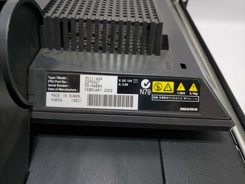 9511-AG4 9511AG4 22P6927 IBM NetBAY 15\\" TFT LCD 2U VGA PS/2 KVM CONSOLE w/RAIL [