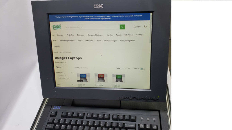 9511-AG4 9511AG4 22P6927 IBM NetBAY 15\\" TFT LCD 2U VGA PS/2 KVM CONSOLE w/RAIL [