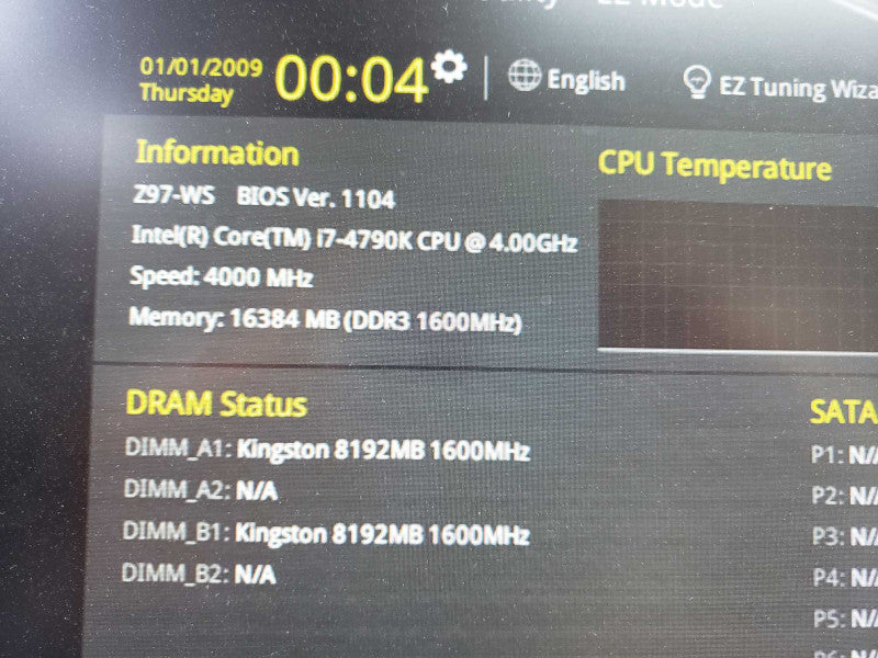 Custom Server Asus Z97-WS i7-4790k@4GHz 16GB DDR3 RAID Adaptec 3805 [