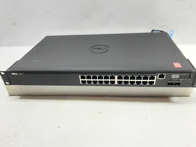 Dell PowerSwitch N2024 24 Port Gigabit Ethernet Switch (E04W001) FCTY RESET ~
