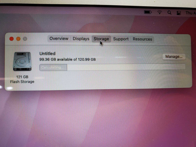 Apple MacBook Air 13\\" Early 2015 Core i5-5250U @ 1.6 GHz 4GB DDR3 120GB SSD (