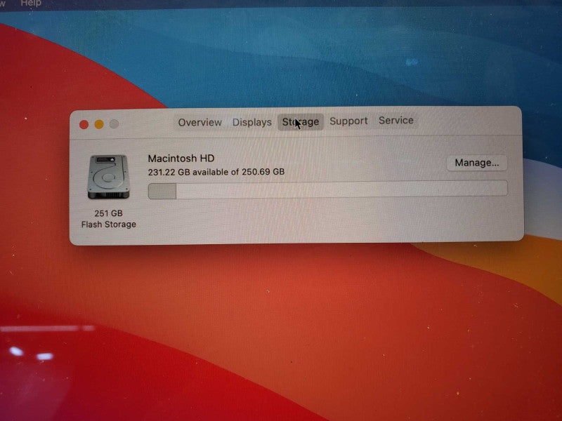Apple MacBook Pro 1989 13.3â Core i5-8259U @ 2.3 GHz 8GB RAM 250GB SSD *AS IS* (