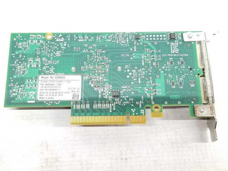 Connectx 3 FRD10 infiniBand + 10GigE cx354a MCX354A-TCBT, LP _