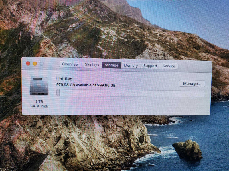 Apple iMac 21.5\\" Late 2013 A1418 i5-4570R @2.7GHz 8GB 1TB Iris Pro 1536 )