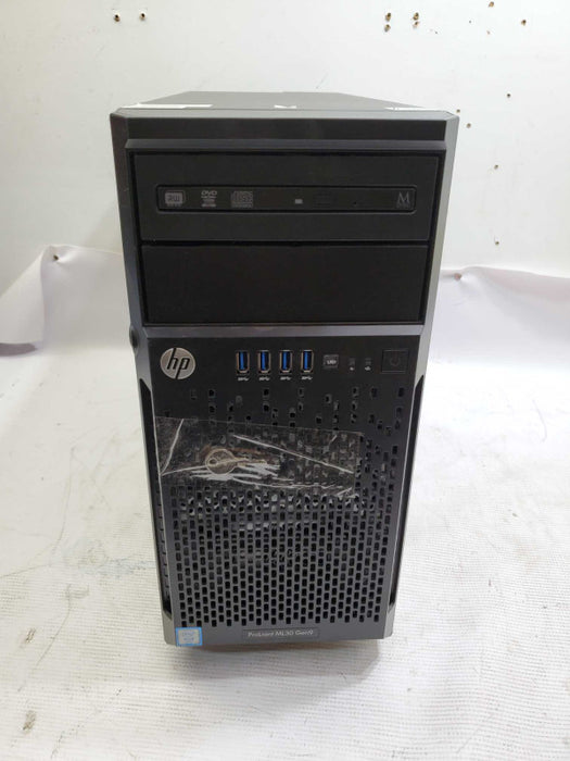 HP ML30 Gen 9 Xeon E3-1220 v5 @3.0GHz No RAM  No RAID 1x PSU 4x 3.5\\" Bays )