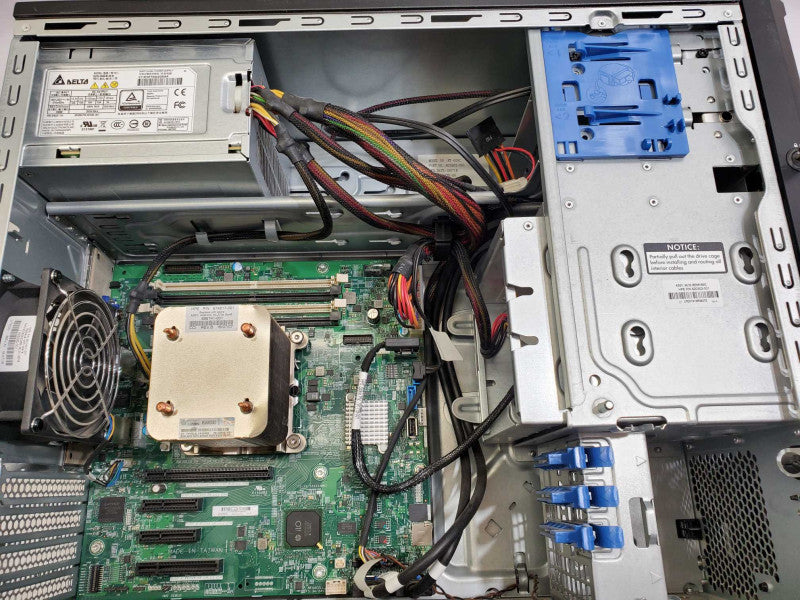 HP ML30 Gen 9 Xeon E3-1220 v5 @3.0GHz No RAM  No RAID 1x PSU 4x 3.5\\" Bays )