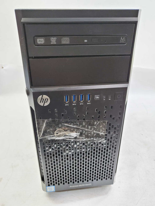 HP ML30 Gen 9 Xeon E3-1220 v5 @3.0GHz No RAM  No RAID 1x PSU 4x 3.5\\" Bays )